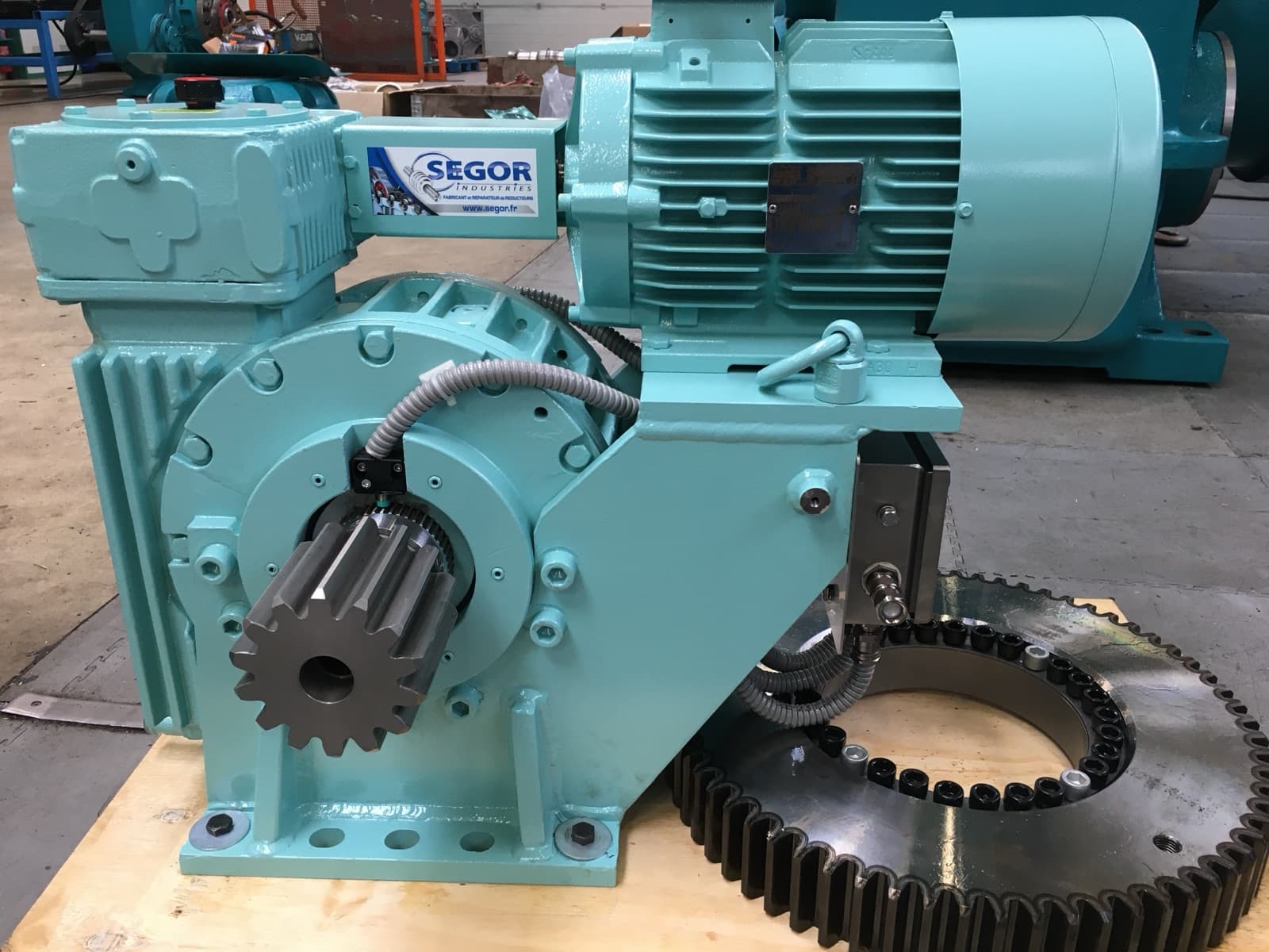 Réducteur Segor assemblé en atelier