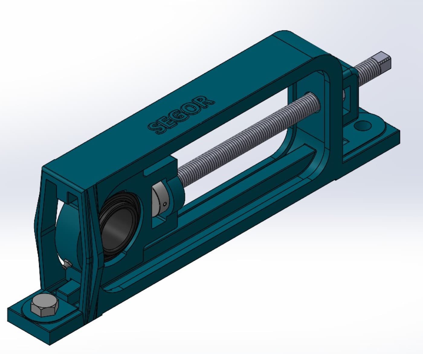 Modèle 3D d'un palier Segor